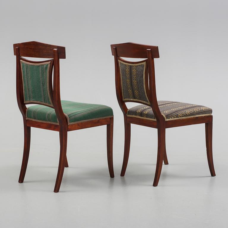 STOLAR, 6 st, senempire, 1800-talets tredje kvartal.