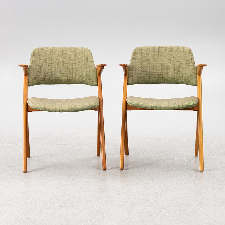 Bengt Ruda, a pair of armchairs, from the Triva series, Nordiska Kompaniet mid 20th Century.