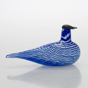 Oiva Toikka, a glass "Blue Bird", signed O. Toikka, Nuutajärvi.