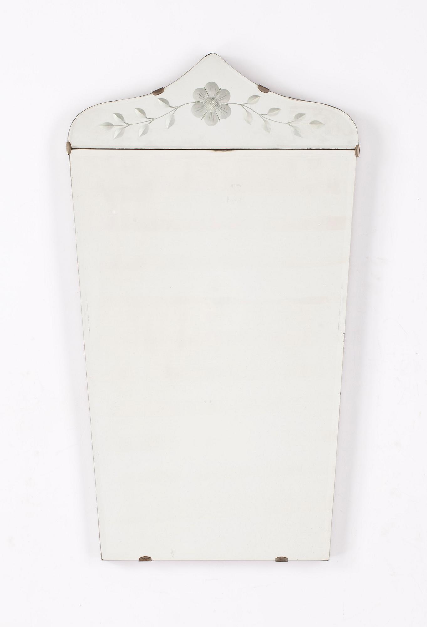 SPEGEL med LAMPETTER, ett par, 1900-talets andra kvartal/mitt.