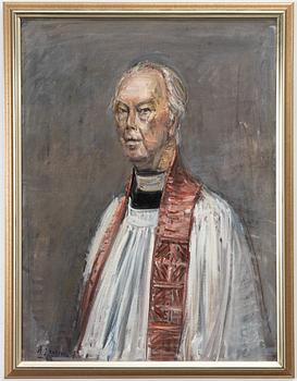 Alvar Jansson, Portrait of the parish priest Per-Arne Dahlin.