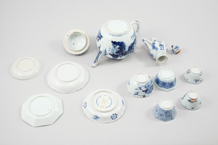 PARTI PORSLIN, Kina, 1700, 1800 och 1900-tal.