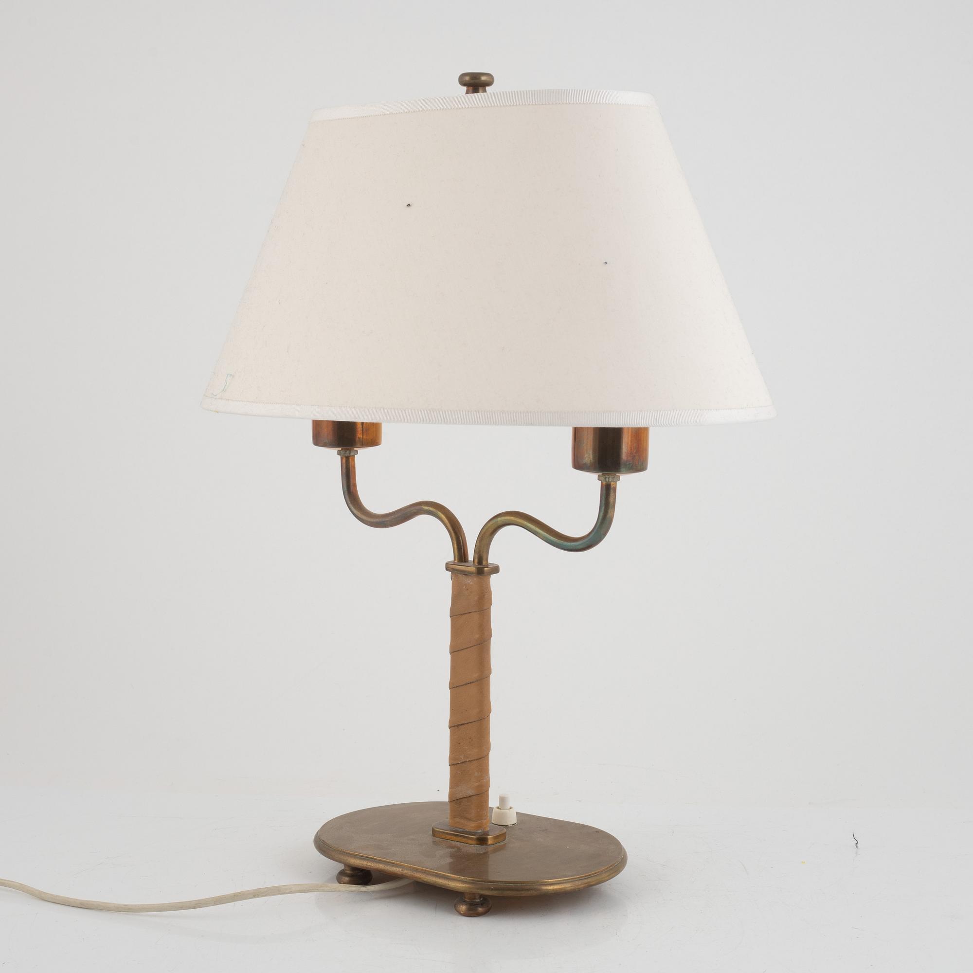 Josef Frank, a pair of table lamps, model "2388", Firma Svenskt Tenn.