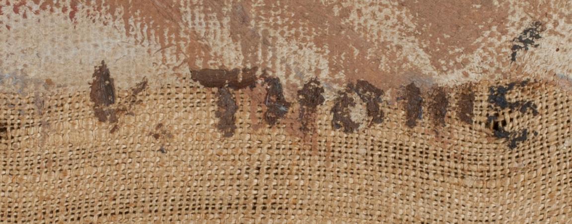 VERNER THOMÉ, olja på duk, signerad.