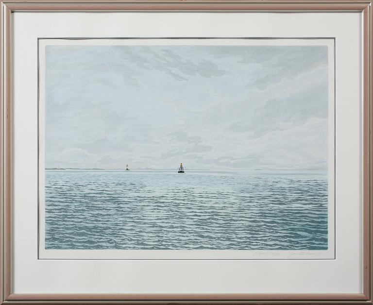 JAN FALKMAN, serigrafi, signerad, numrerad 143/190 och daterad -78.