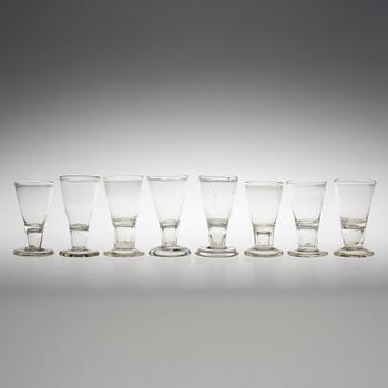 STARKVINSGLAS, 8 st. 1800-tal.