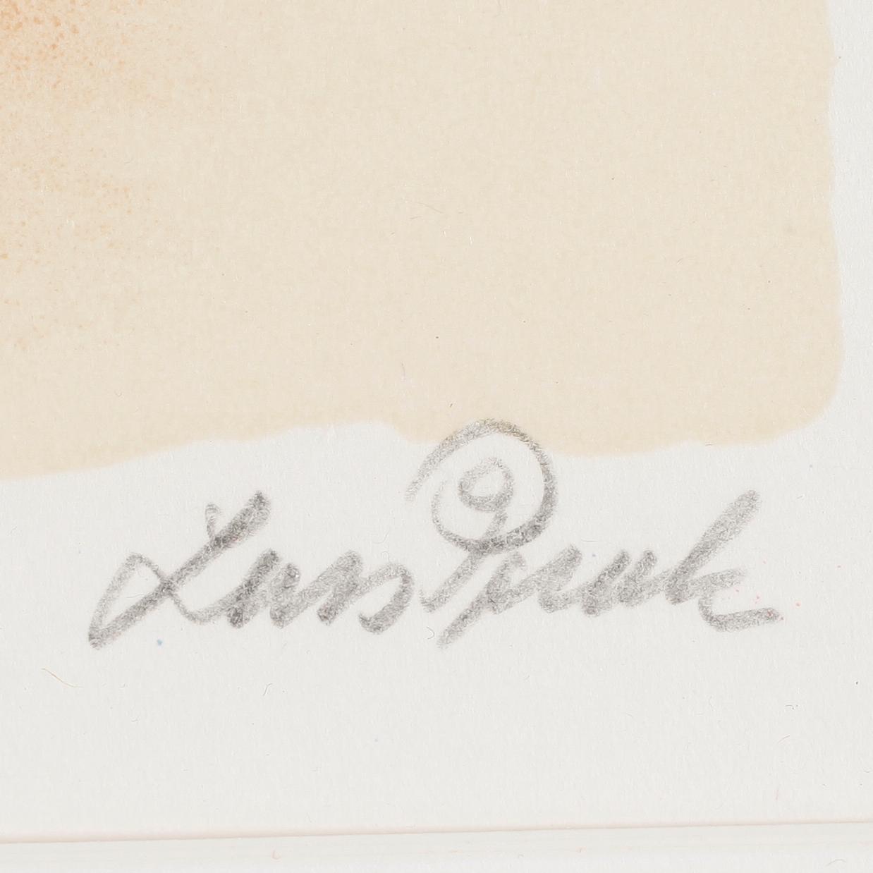 LARS PIRAK, färglitografi, signerad, numrerad 336/360.