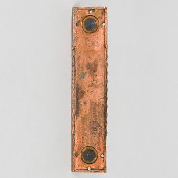 Dörrhandtag,  1862 eller 1918.