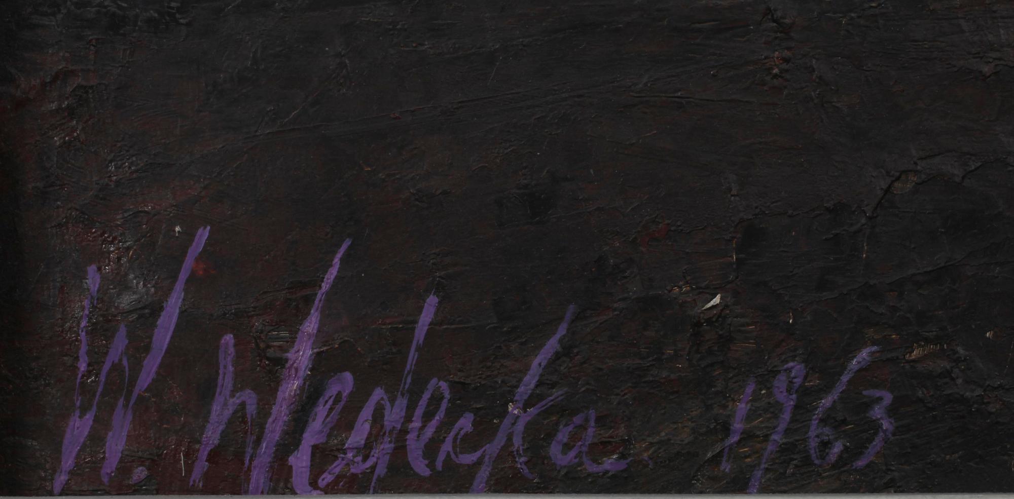 W.WEDECKA, (POLEN) olja på duk. sign. och dat. 1963.
