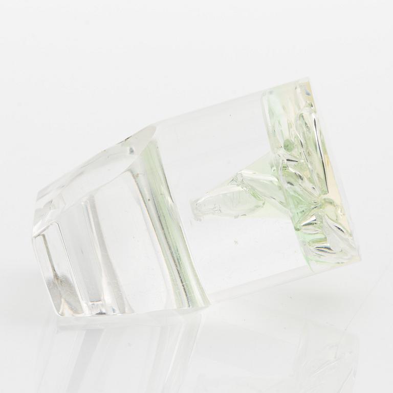Siv Lagerström, three rings, acrylic plastic, 1970s.
