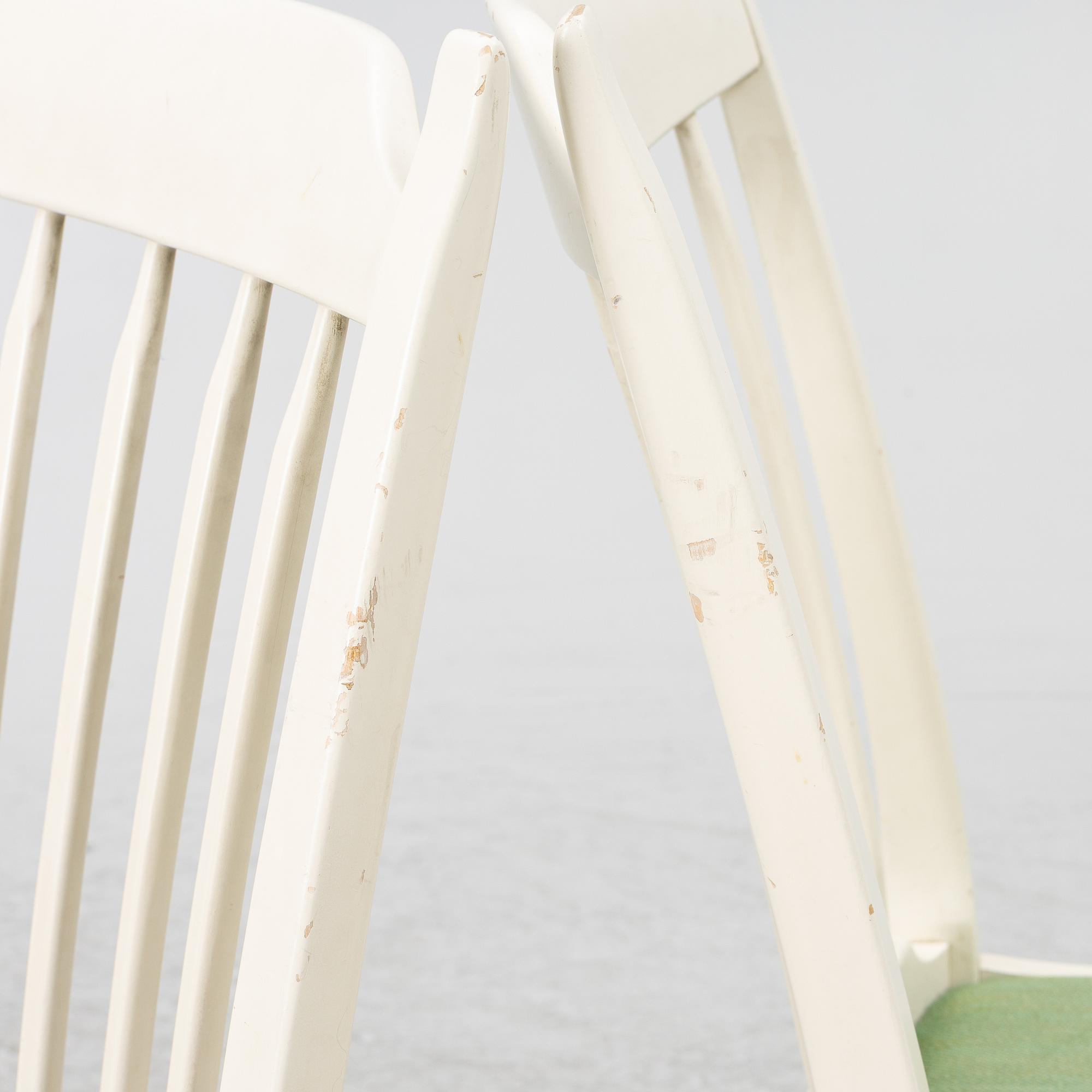 Carl Malmsten, matbord, "Herrgården" samt sex stolar "Nya Guldheden", Bodafors samt Åfors Möbelfabrik.