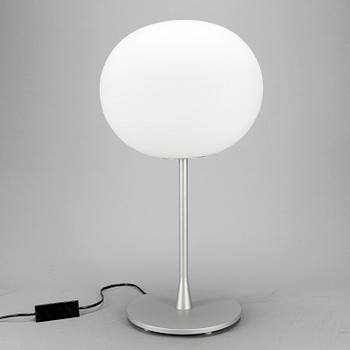 BORDSLAMPA, glas, "Glo-ball", Jasper Morrison, Flos, Italien.