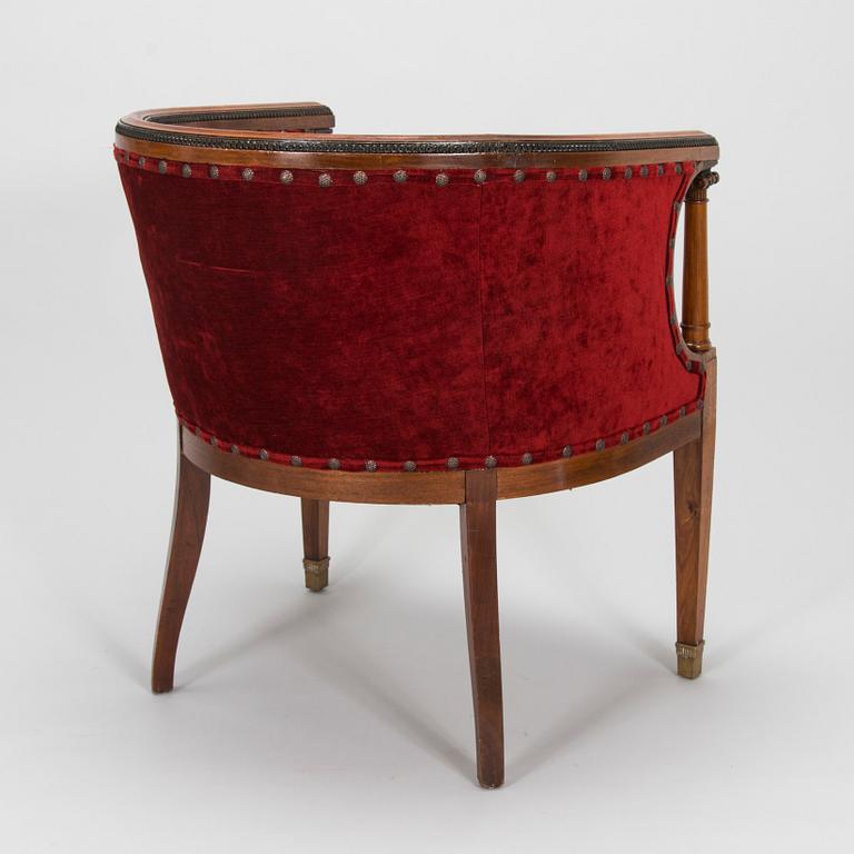 An early 20th century armchair.