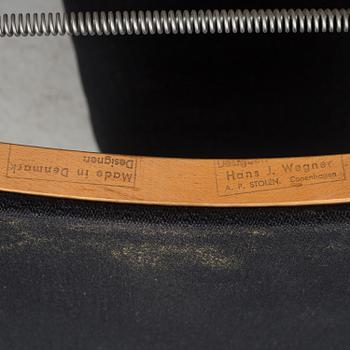 A Hans J Wegner oak "AP16", AP chair from Denmark.