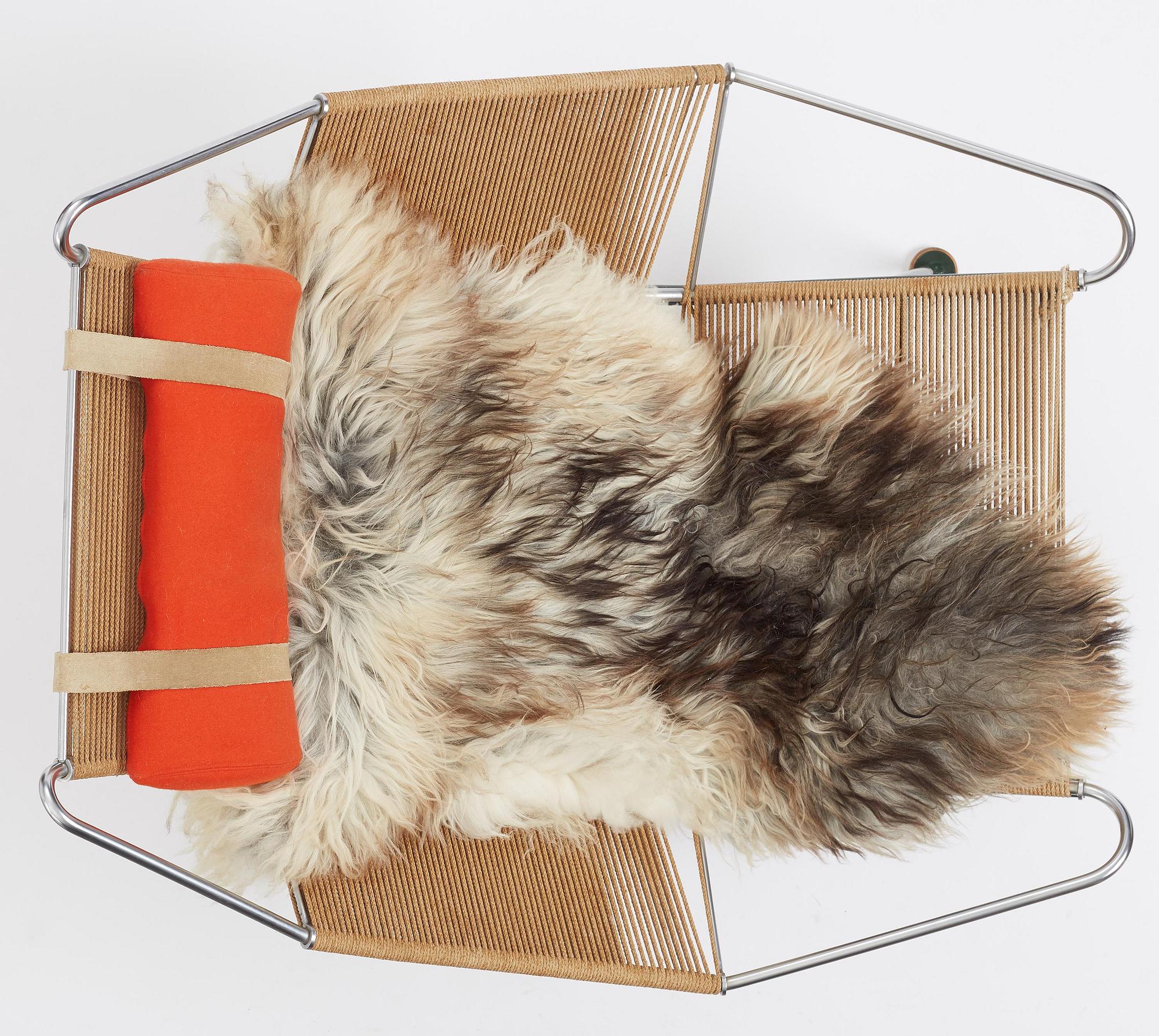 Hans J. Wegner, fåtölj, "Flag Halyard", Getama, Danmark, 1950-60-tal.
