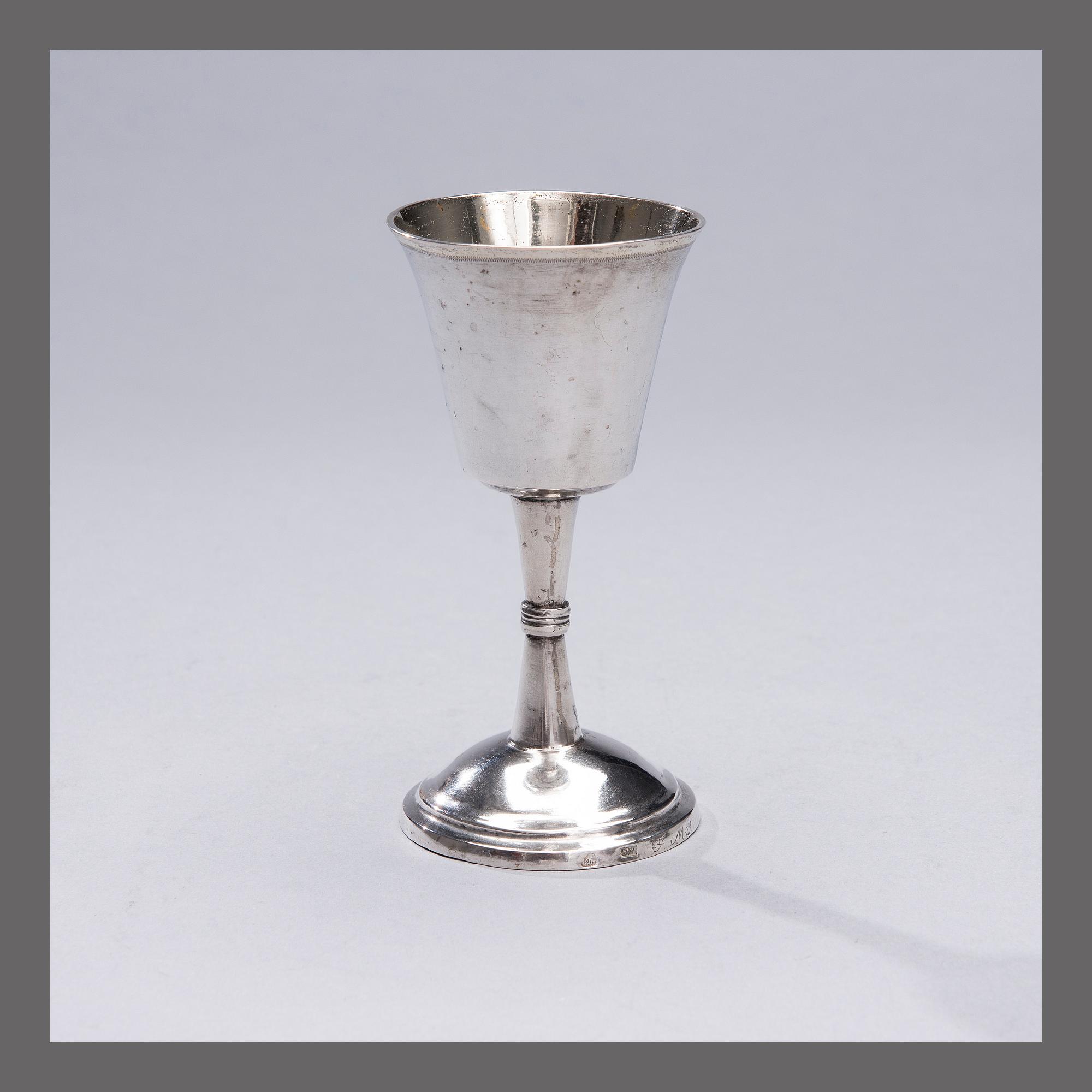 A CHALICE, silver. Fredrik Wesander 1793-1819 Rauma, Finland.