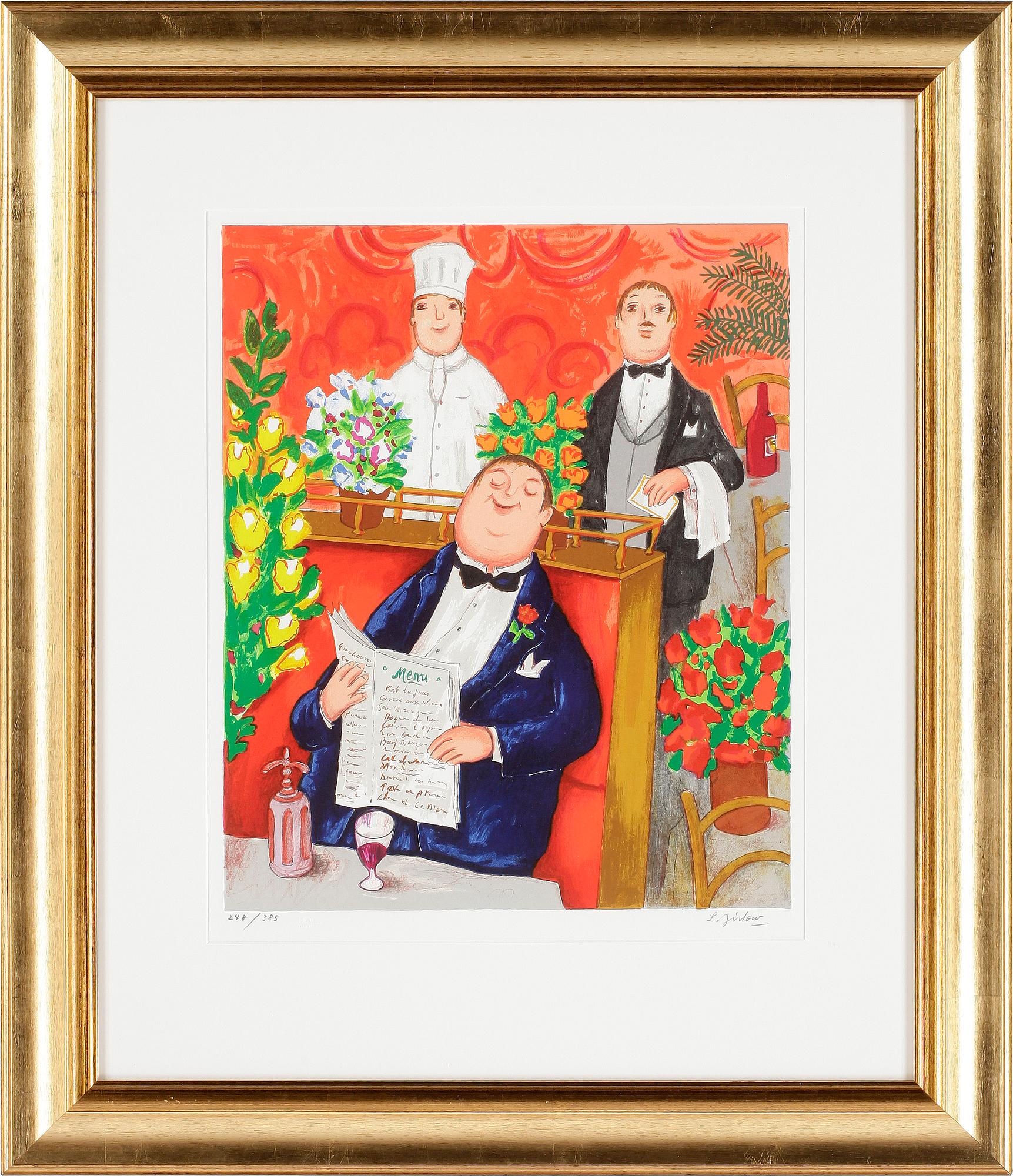 LENNART JIRLOW, färglitografi, signerad och numrerad 248/385.