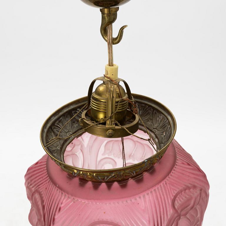 Månskensampel, jugend, omkring år 1900.