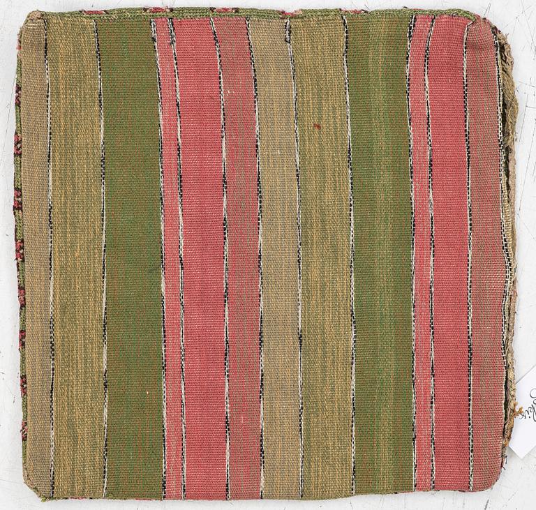 Jynne (pillow) Cross stitch, Skåne, first half of the 19th century. approx. 44 x 43 cm.