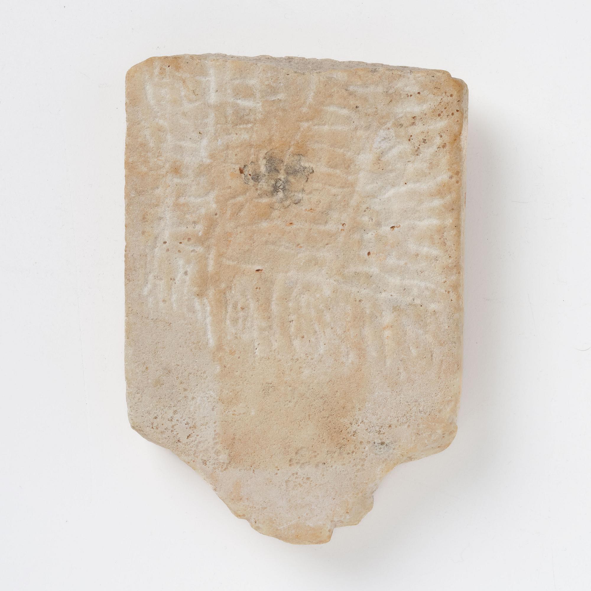 A marble coat of arms for the noble family Yxkull, circa 1700.