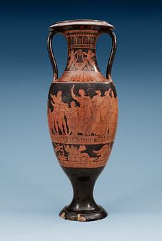 1411. An amfora vase decorated by Louis Masreliez (1748-1810) depicting a classical motif, Sweden, ca 1800.
