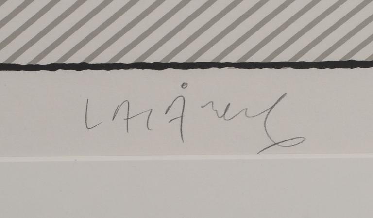 LASSE ÅBERG, färgserigrafi, signerad och numrerad 35/90.