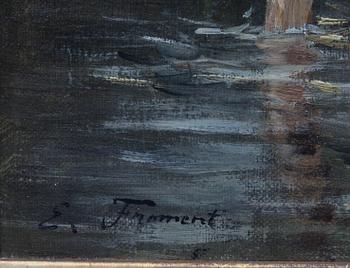 OKÄND KONSTNÄR, 1800-tal, signerad E Froment.