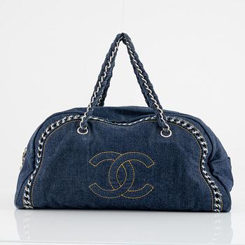Chanel, a quilted denim handbag, 2005-06.
