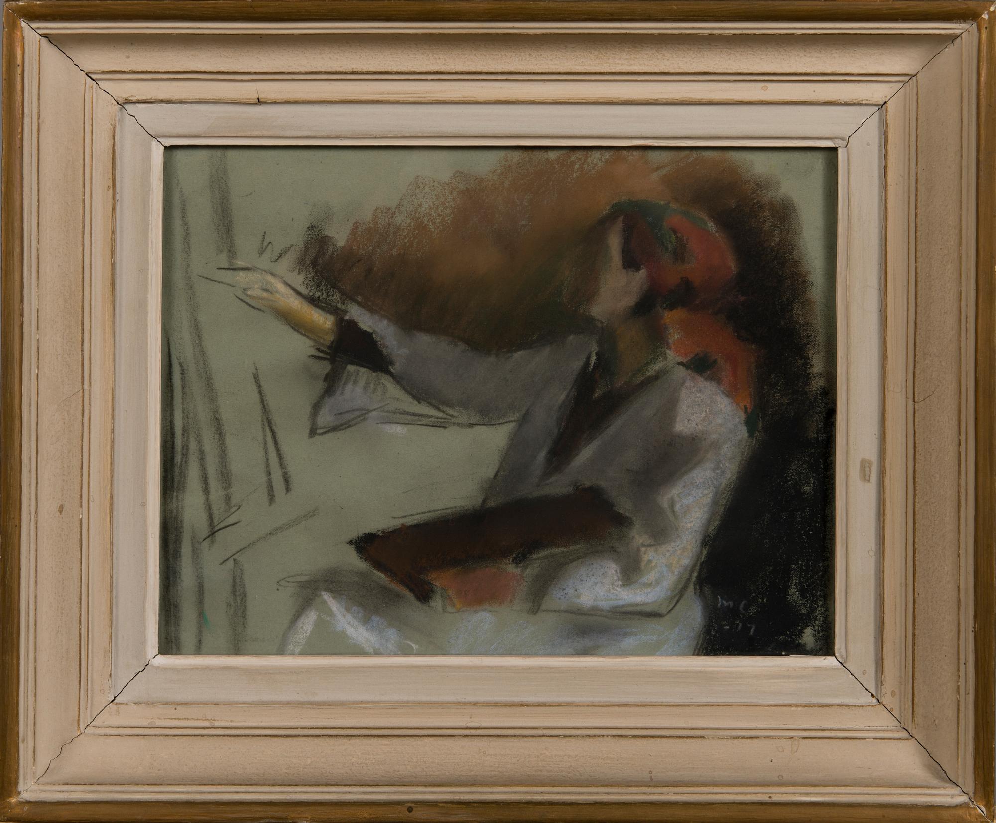 MARCUS COLLIN, pastel on canvas laid on board, signed and dated.