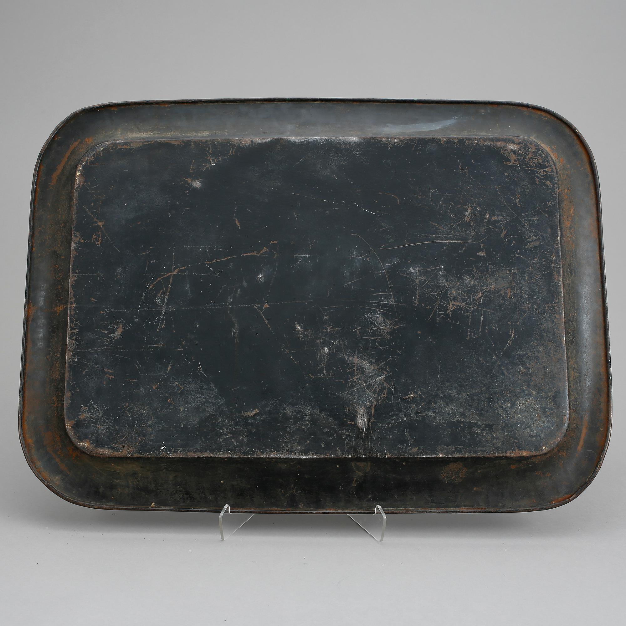 BRICKOR, 2 st, bemålad plåt, 1800-tal.