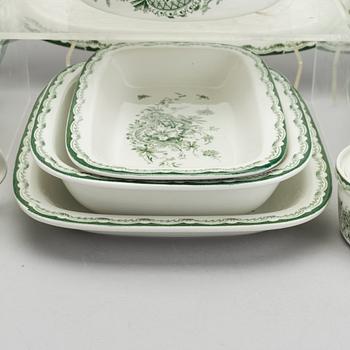 SERVIS "Grön Anna" 62 dlr porslin Rörstrand 1900-talets senare del.