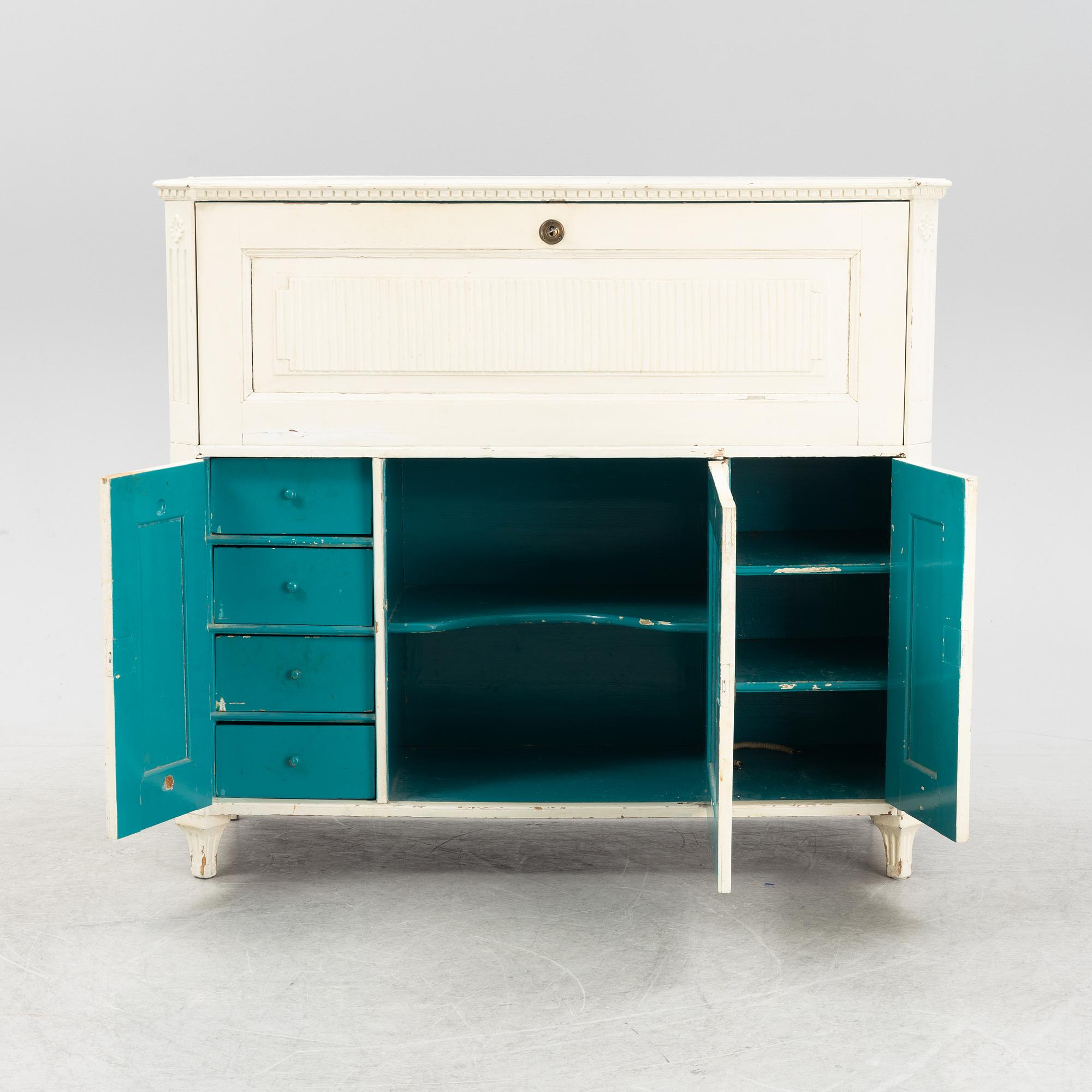 Skänk, gustaviansk, 1700-talets slut.