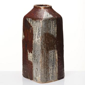 Carl-Harry Stålhane, a unique stoneware floor vase, Rörstrand, Sweden 1960.