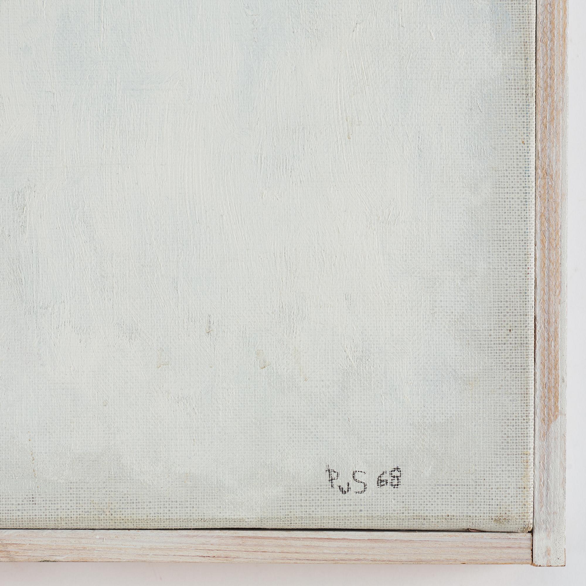 Philip von Schantz, oil on canvas. Signed and dated -68.