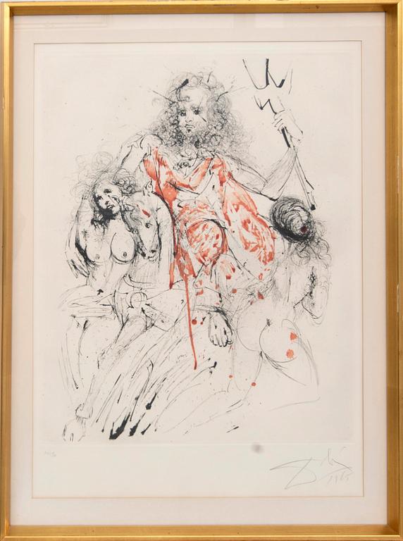 Salvador Dalí, "Poseidon" Ur "Mythology".