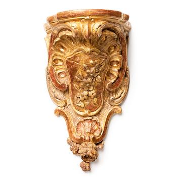 162. A Swedish Rococo 18th century gilt wood console.