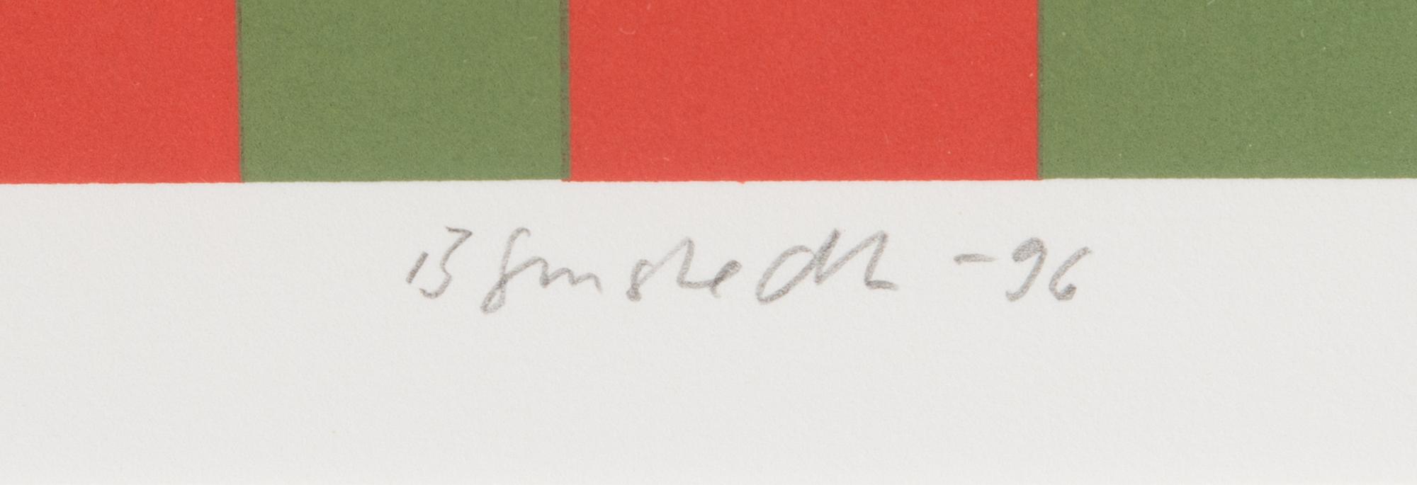 JUHANA BLOMSTEDT, serigrafi, signerad och daterad-96. Märkt 11/90.