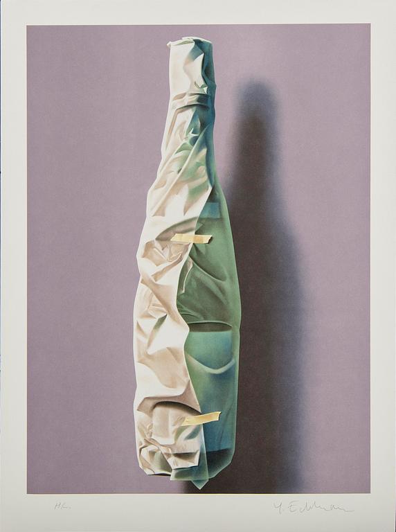 Yrjö Edelmann, a signed colour lithograph.