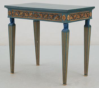 A late Gustavian circa 1800 console table in the manner of P. Ljung.