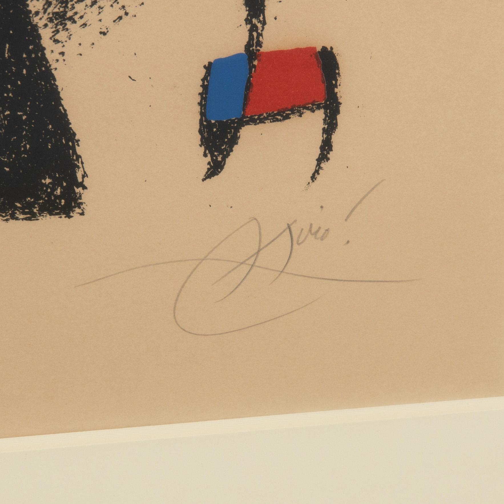 Joan Miró, Ur Lithographe II, utan titel.