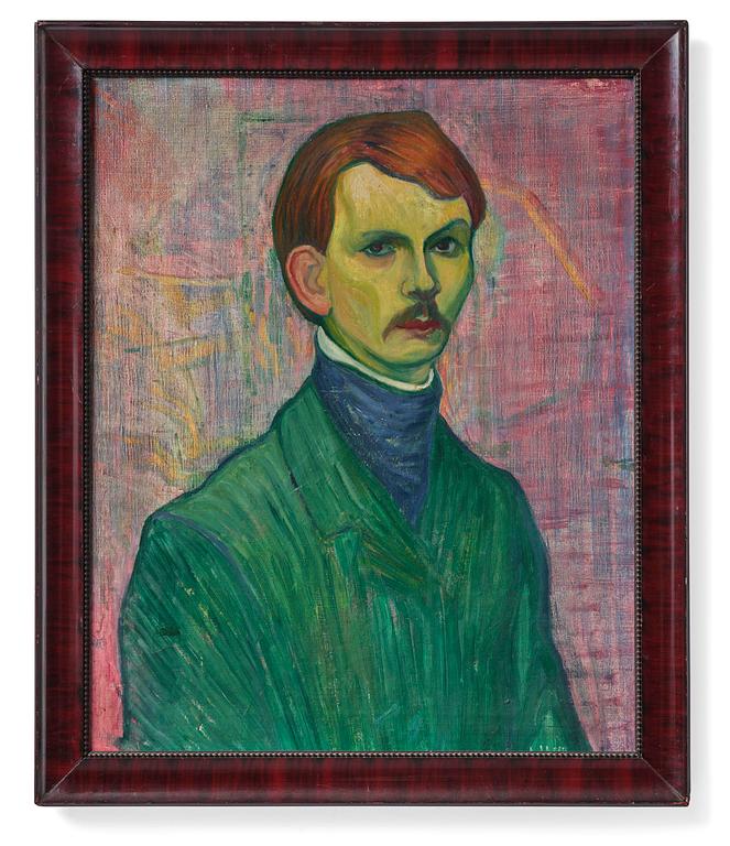 Axel Törneman, Self portrait.
