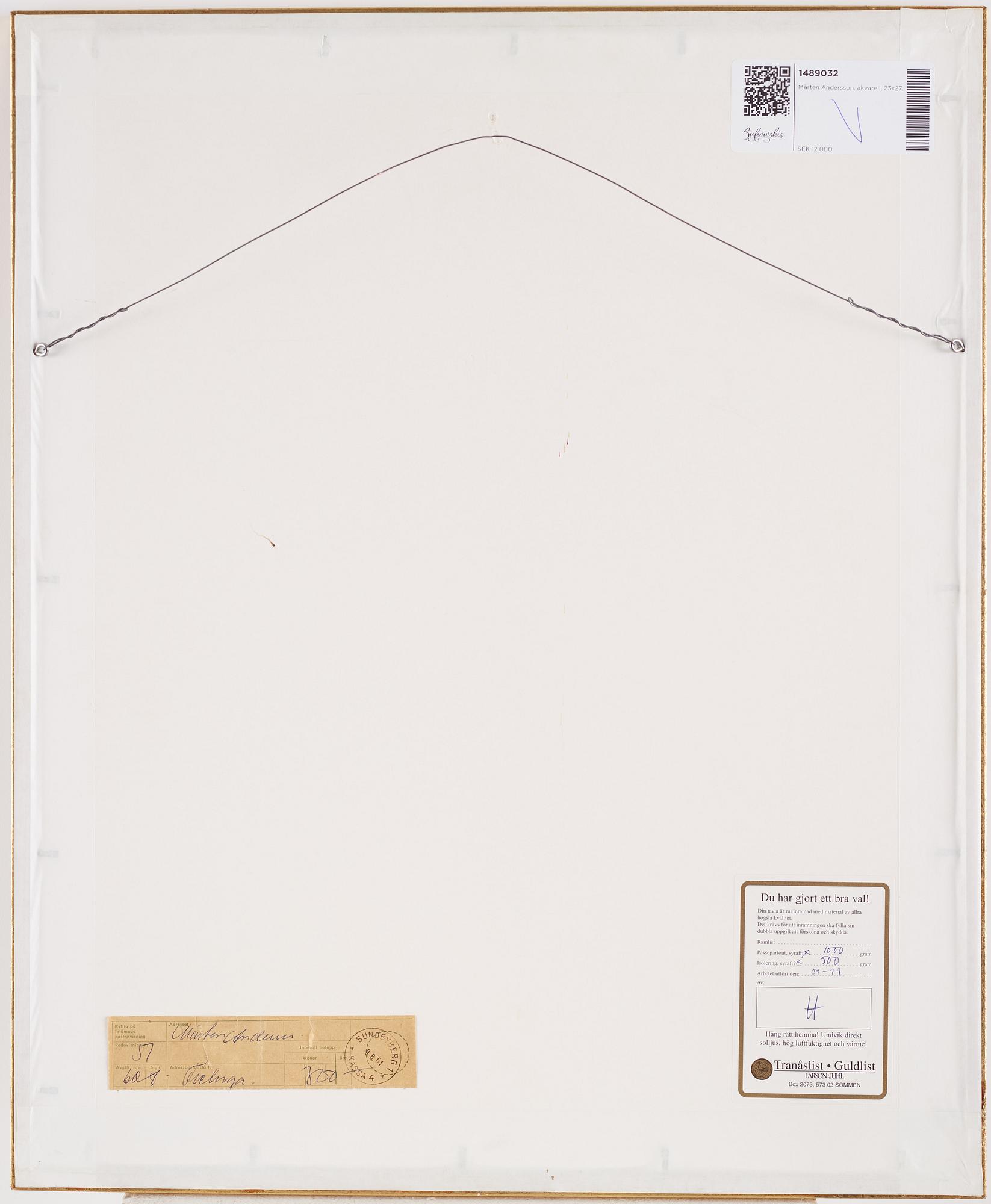 Mårten Andersson, Bath in the fountain.