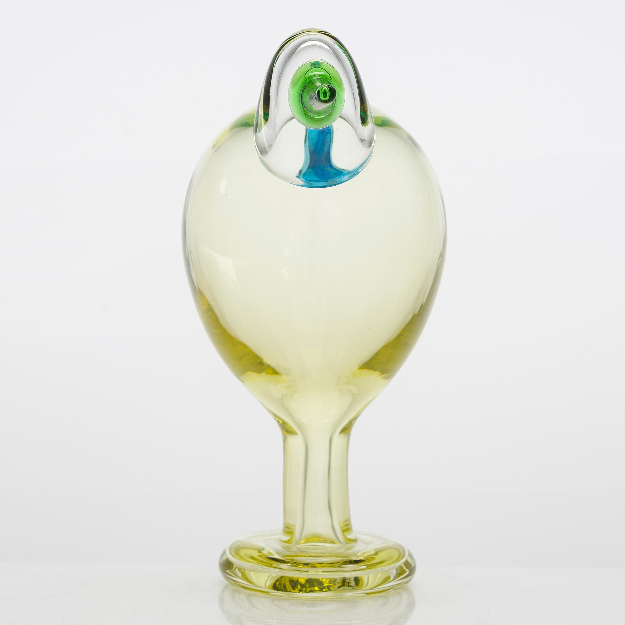 Oiva Toikka, glasfågel, signerad Oiva Toikka IITTALA SCOPE 2021 112/500.