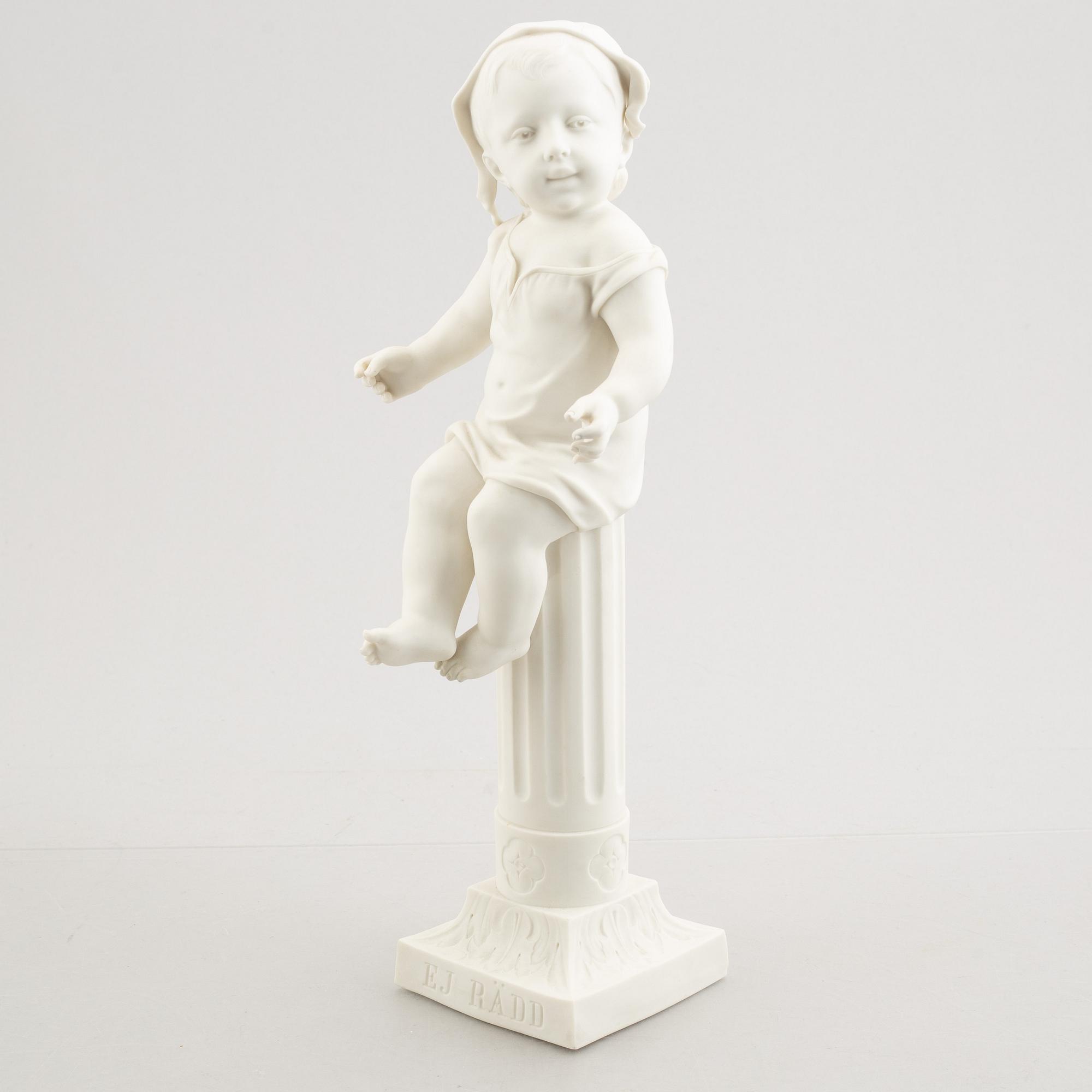 Three figurines, Gustafsberg, circa 1900.