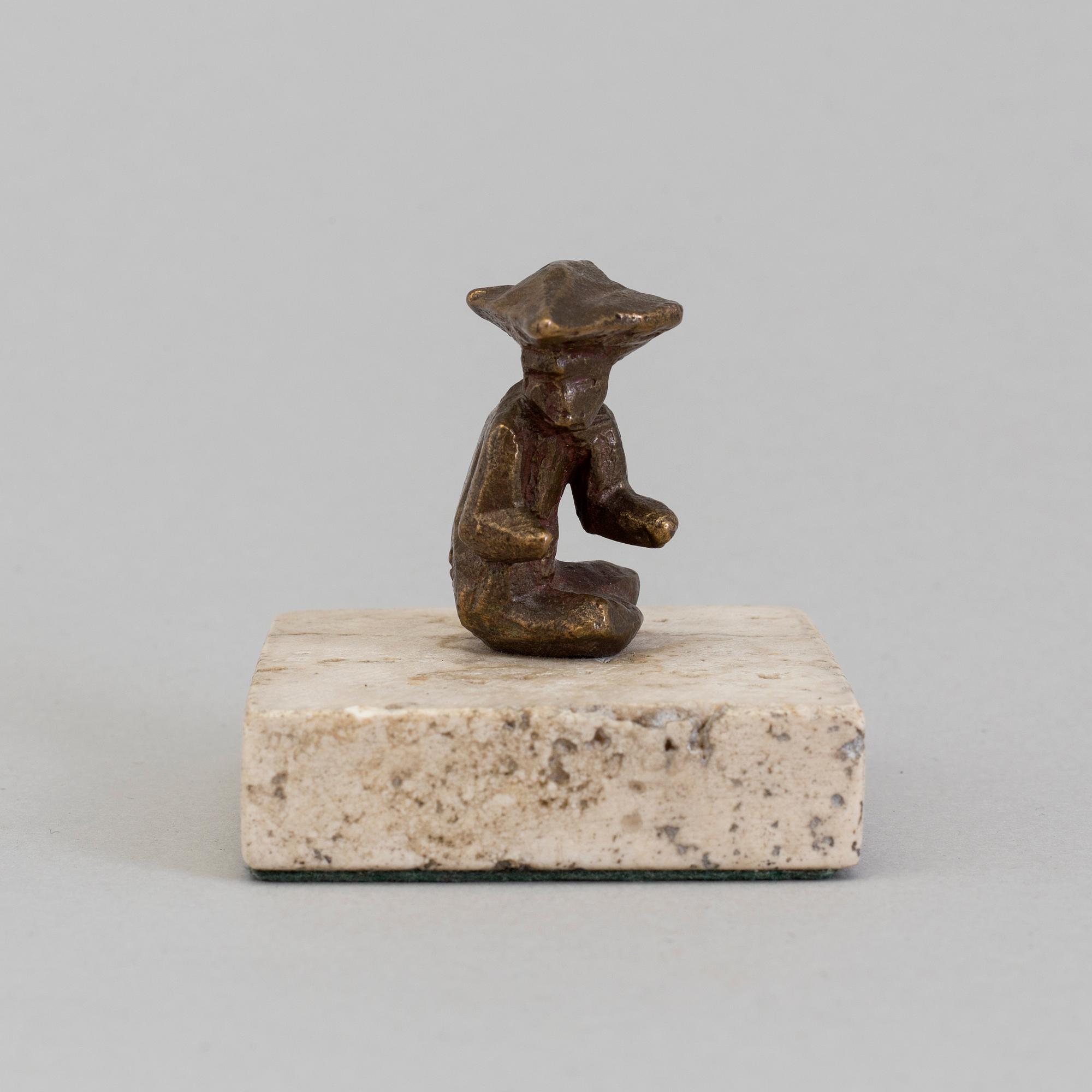 LISS ERIKSSON, skulptur, brons, signerad LE och numrerad IV/X.