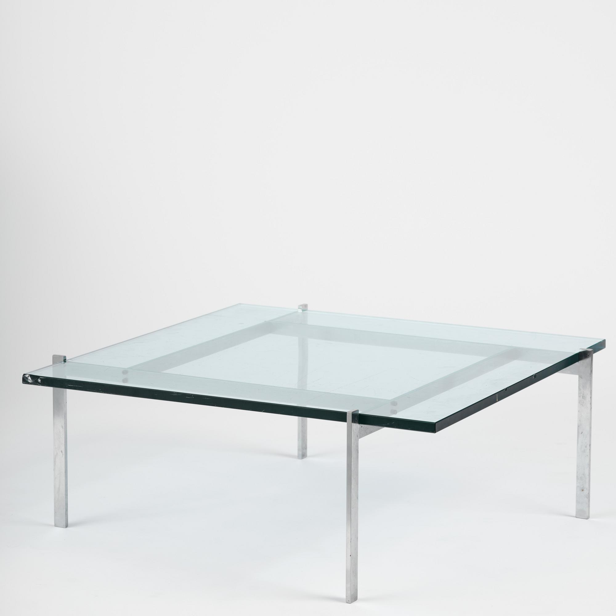Poul Kjaerholm, soffbord, "PK-61", E Kold Christensen, Danmark 1900-talets andra hälft.