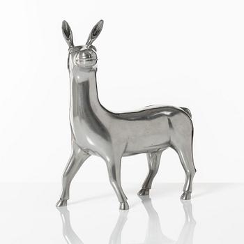 Estrid Ericson, a pewter sculpture, "Kinesisk hind", Firma Svenskt Tenn, Sweden, 1993.