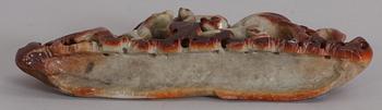 FIGURIN, soapstone. Orientalisk.