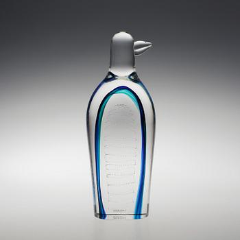 SKÅL, SKULPTUR OCH VAS, glas.  3 delar, Göran Wärff, Kosta Boda 2000-tal.