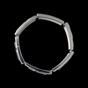 CHRISTOPH BURGER, BRACELET. Wrist Watchers, sterling silver, Lapponia 1994.